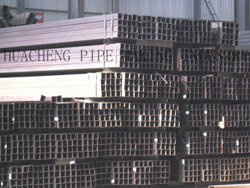 Porcellana Metropolitana d'acciaio rettangolare della parete spessa, tubo d'acciaio quadrato della struttura edilesulle vendite